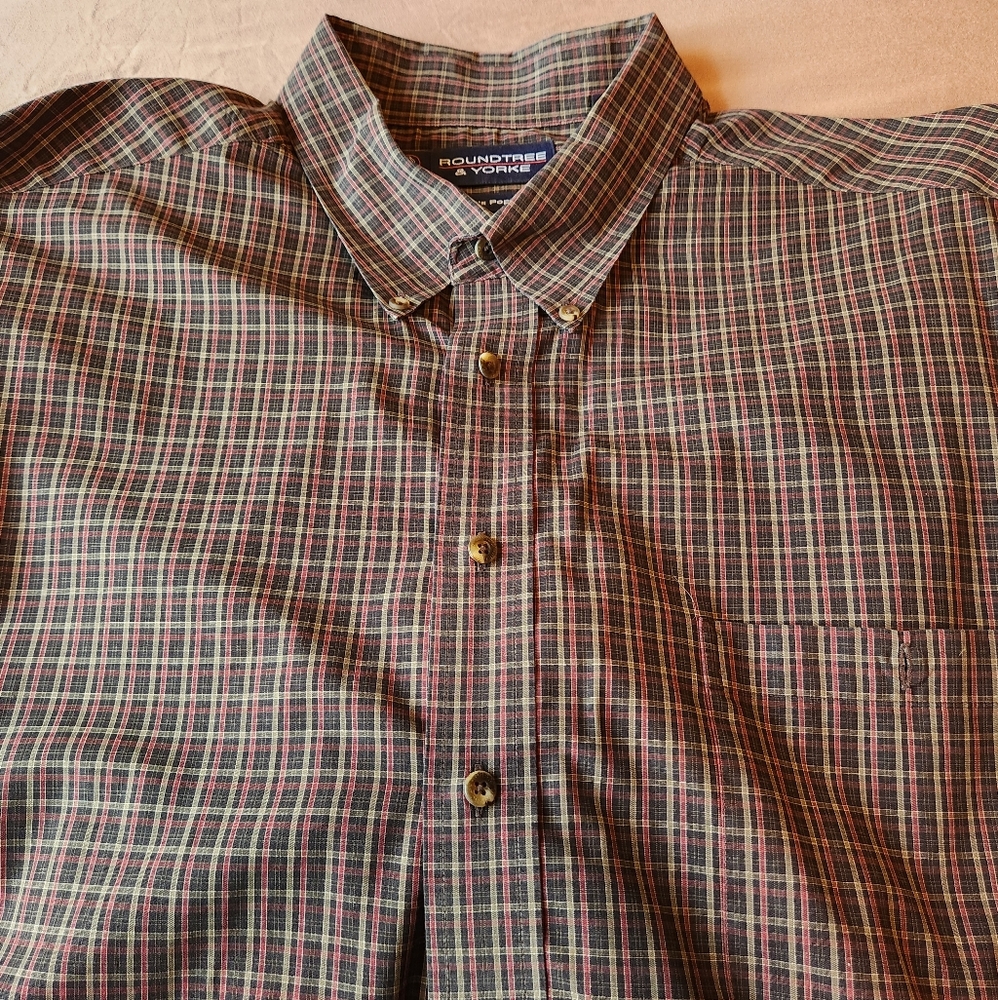 3XL Big Long-sleeved Roundtree & Yorke Shirt